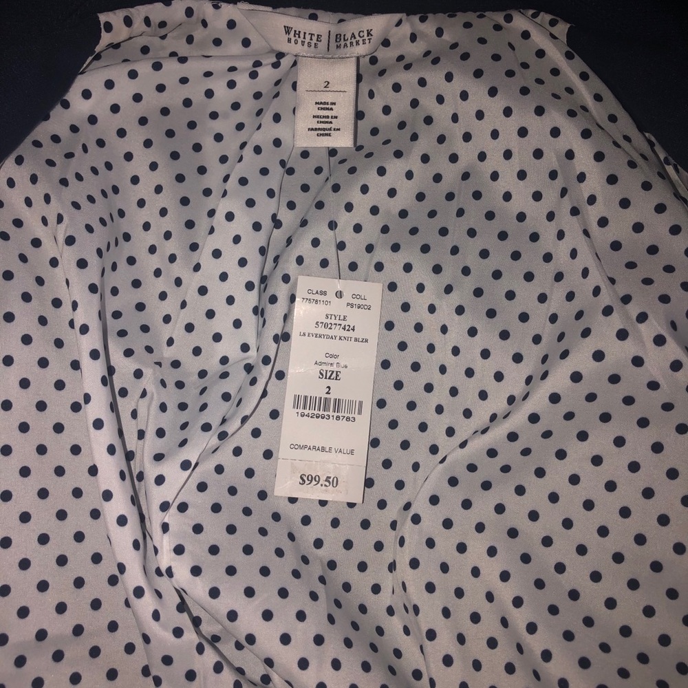 WHBM Everyday Blazer in Admiral - Picture 10 of 12